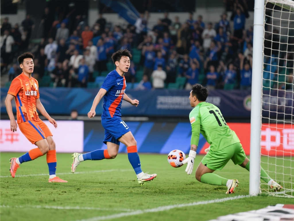 【中超】高天意替补破门王大雷神扑救险 泰山惜败0比1申花 【中超】高天意替补破门王大雷神扑救险 泰山惜败0比1申花