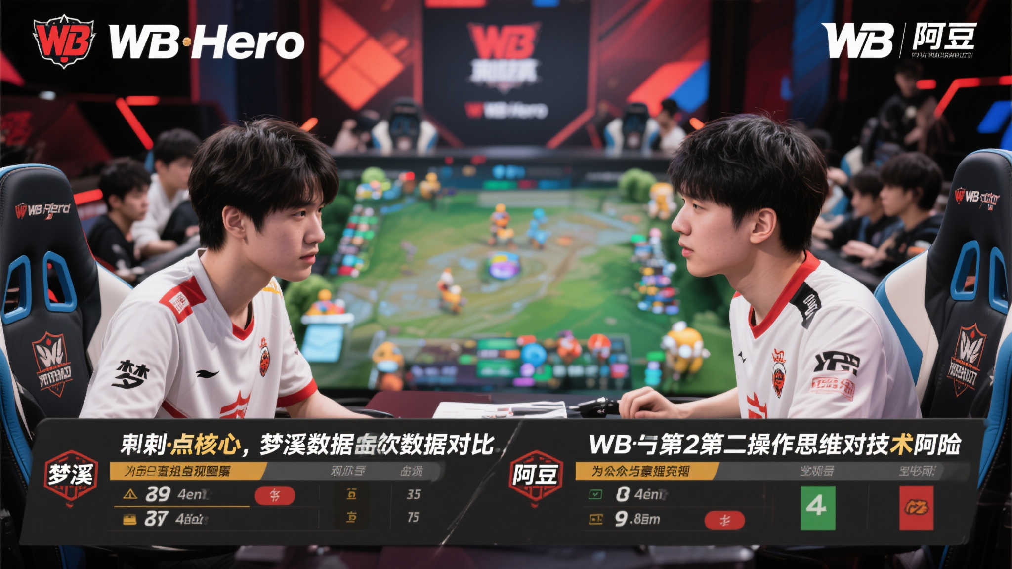 WB/Hero第二局数据解析:梦溪强势包围再压阿豆 电竞赛事向来以激烈的选手博弈以及极具策略性的团队竞